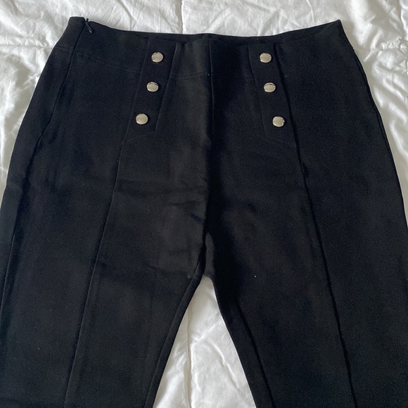 Molly Bracken x Lili Sidonnio High Waist Pants with button - Picture 2 of 5